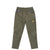 A pair of kids' camouflage hunting pants made from recycled plastic bottles, featuring a mid-waist rise and elasticated waistband.